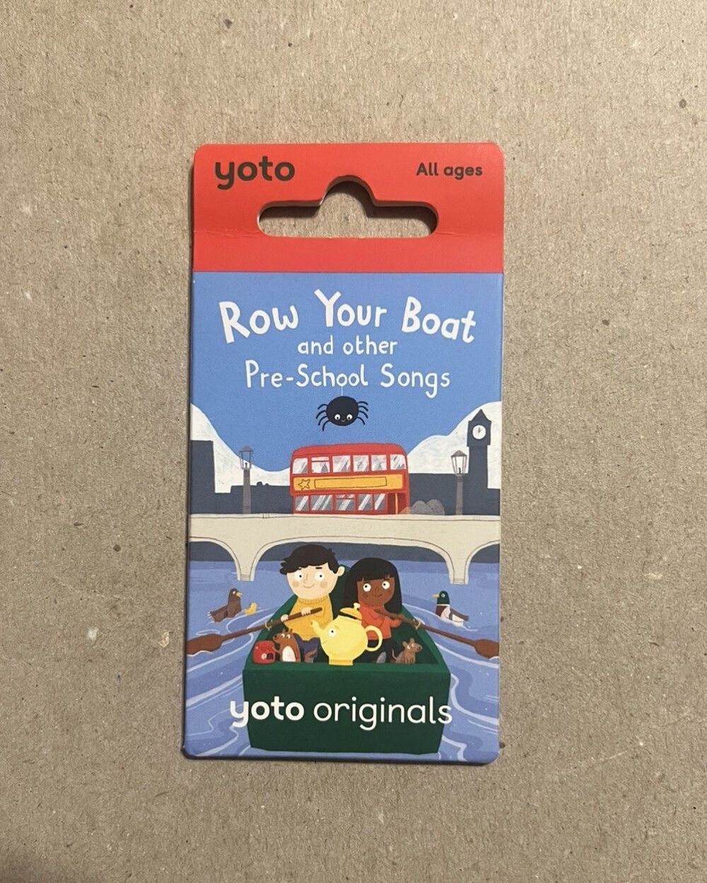 Yoto Player Row Your Boat and other Pre-School Songs Card- NEW